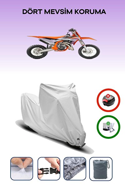 Breen قفل متوافق مع KTM 65 SX - مشمع دراجة نارية متين وآمن ومقاوم للماء