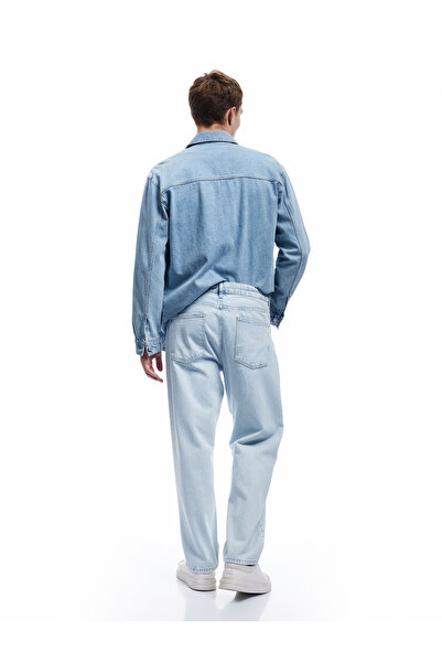 Koton Pamuklu Cep Detaylı Bol Baggy Jean Pantolon
