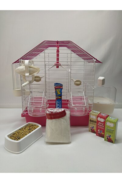 islandtoys ÇİFT KAPILI 30x23x37(YÜKSEKLİK) ÇEKMECELİ ADATOYS BUDGİESHOP MUHABBET KUŞU KAFESİ