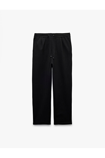 Koton Παντελόνι με δαντέλα στη μέση και τσέπες με πτυσσόμενο πόδι Φούτερ