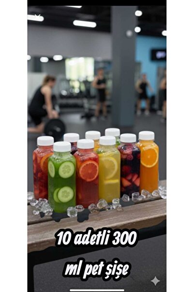 COLD BREW TREND by ugur cadirci Pet Bottle - Detox Storage Bottle 300 ml - 10 Pieces