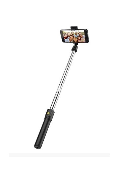 POLYGOLD Uzaktan Kumandalı Bluetooth Selfie Çubuğu - 3 Ayaklı 60 Cm Tripod -
