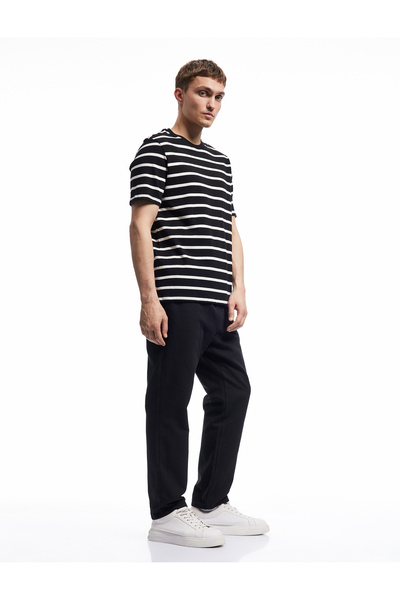 Koton Pamuklu Cep Detaylı Rahat Kesim Beli Bağcıklı Kanvas Pantolon