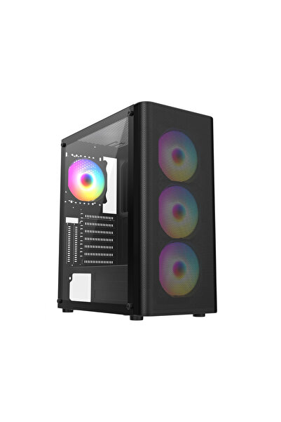 FRISBY FC-9385G 4x120mm RGB FAN 550W Mid Tower ATX Gaming (Oyuncu) Kasası