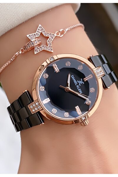 Daniel Klein Waterproof Women's Wristwatch and Bracelet Gift