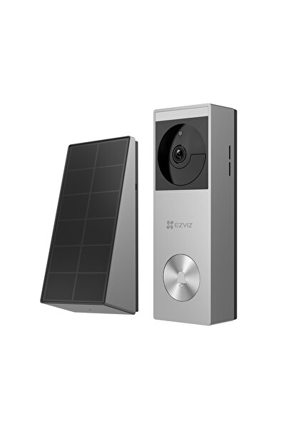 EZVIZ HP3-PRO Güneş Panelli Pille Çalışan 2K Görüntülü Kapı Zili