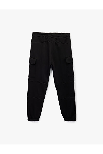 Koton επένδυση fleece Χειμερινό αθλητικό παντελόνι Jogger με κορδόνια στη μέση πλαϊνή τσέπη τεμαχίων