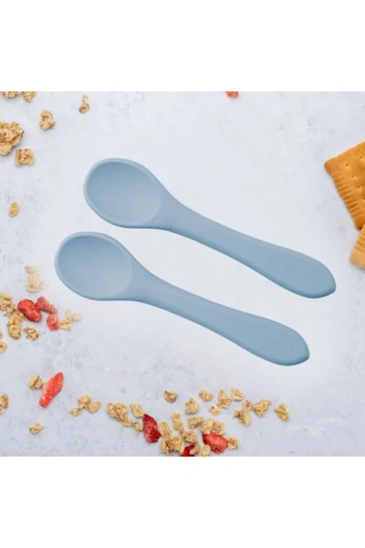 APPEKIDS Σετ Lingurite din silicon, - Aqua Blue