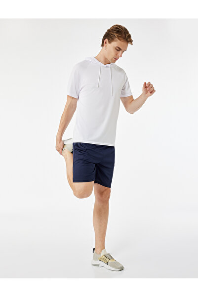 Koton Beli Bağcıklı Cep Detaylı Spor Şort