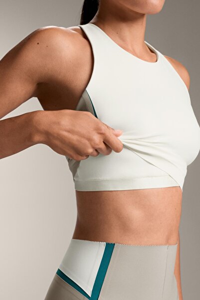 Oysho Kompresyonlu Hatlı Tank top