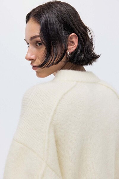 H&M كارديجان من مزيج الموهير بسحاب