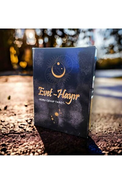 fırsatlar diyarı Yes - No Question and Answer Tarot Deck + Wooden Phone & Tablet Holder