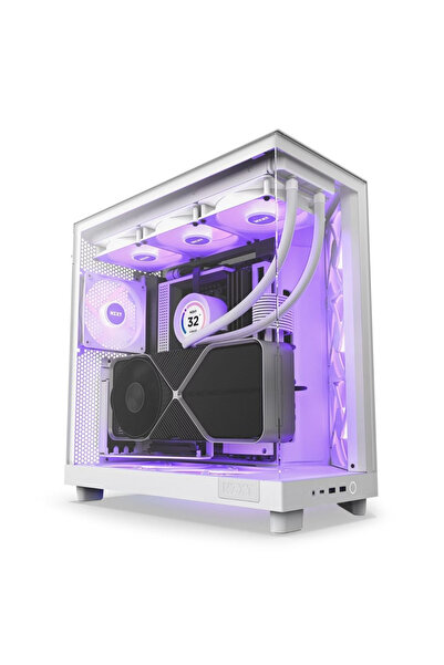 Genel Markalar H Series H6 Flow RGB CC-H61FW-R1 Beyaz ATX Mid Tower Gaming (O...