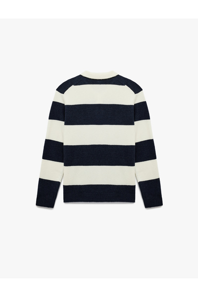 Koton Πουλόβερ με μακρυμάνικο γιακά πόλο με κανονική εφαρμογή