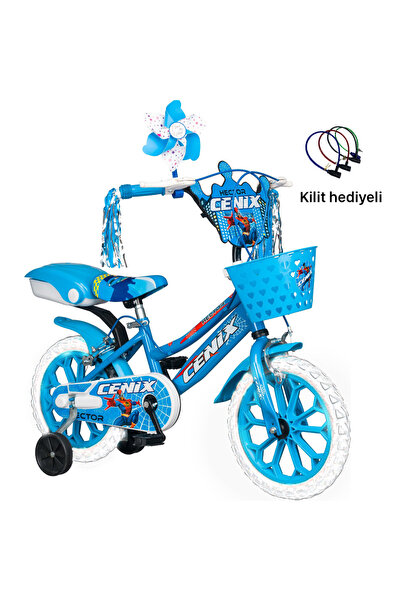 Cenix 15 jant çocuk bisikleti 2026 Sert köpük teker portatif 3-5 yaş bisiklet...