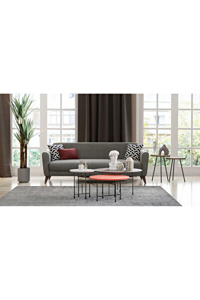 Doğtaş Mona Line Üçlü Koltuk - Gri