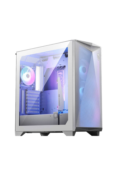 MSI MPG Gungnir 300R Airflow White Temperli Cam ATX Beyaz Gaming (Oyuncu) Kasa