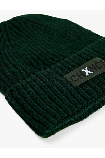 Koton Layered Beret with Label Detail