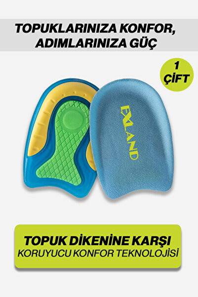 Exland Topuk Dikeni İçin Silikon Jel Tabanlık – Ortopedik Topukluk, Topuk Kor...