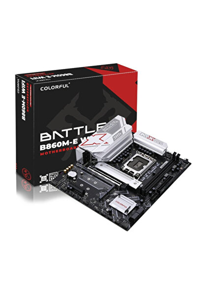 Colorful BATTLE-AX B860M-E WIFI V20 DDR5 7600MHz mATX Gaming (Oyuncu) Anakart