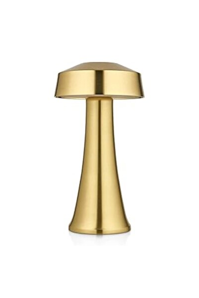 Lüks Şarjlı Masa Lambası Light Old Gold Kaplama