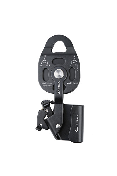 Choice جهاز رفع الأثقال الاحترافي عالي الجودة من XINDA باللون الأسود، معدات إنقاذ وبقاء على قيد الحياة لتسلق الصخور في الهواء الطلق