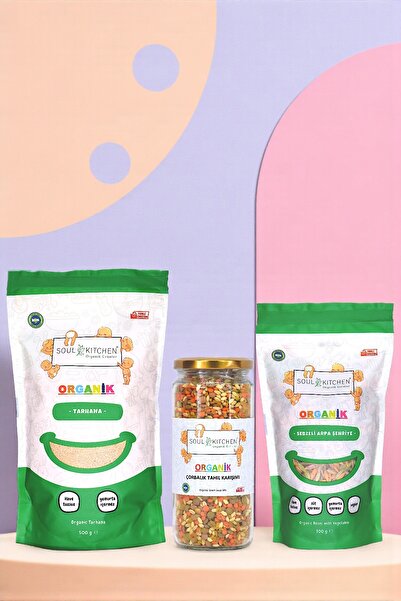 Soul Kitchen Organik Ürünler Organik Sertifikalı Çorbalık Tahıl Karışımı 400 ...