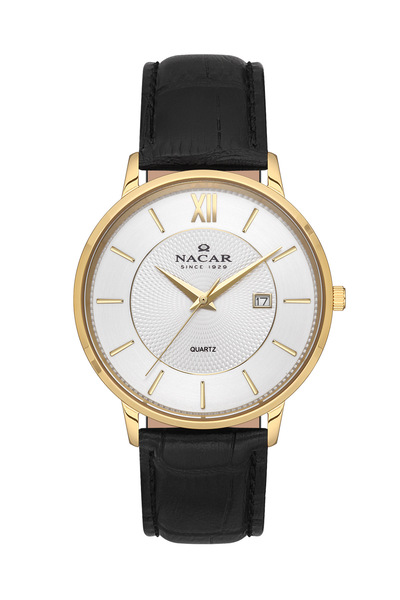 Nacar KLASİK SİYAH ERKEK KOL SAATİ NC35-290038-DWL1
