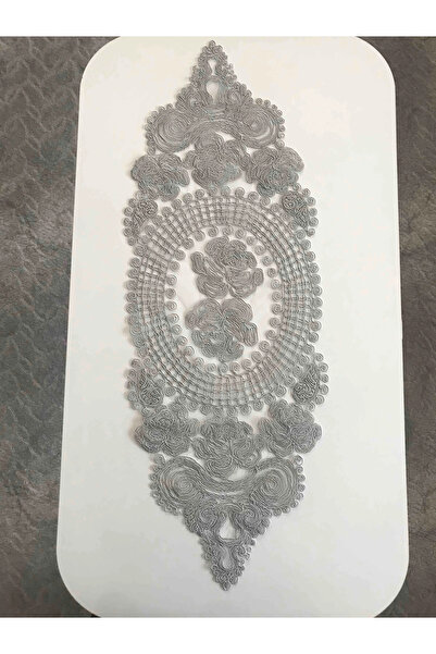 Çt Çeyizci Tekstil Gray Living Room Set - 3-Piece Coffee Table and Table Cloth, Bedroom