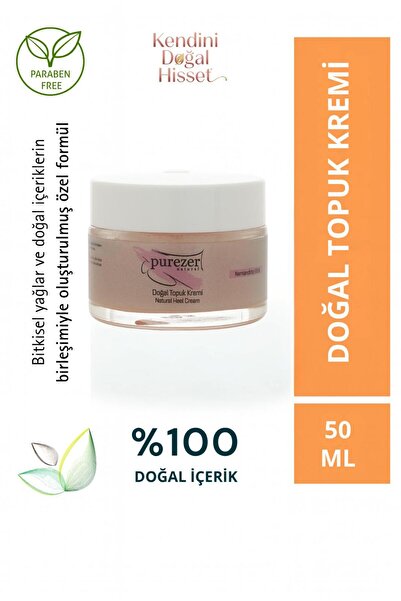 PUREZER NATURAL Doğal Ayak Ve Topuk Kremi 50 Ml-çatlak Kremi-bitkisel Içerikli-nemlendirici Bakım