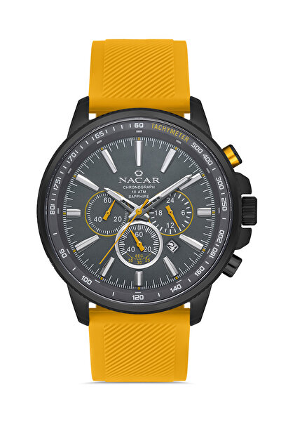 Nacar Sapphire Glass Sports Gold Men's Wristwatch NC34-290748-BGS5