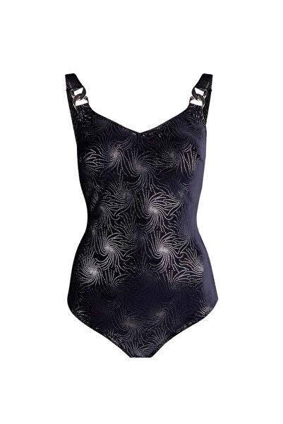 AYYILDIZ 4300 Siyah Kadife Toparlayıcı Mayo