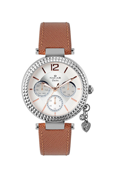 Nacar ساعة يد نسائية بنية اللون NC10- 3931024 -ASL2