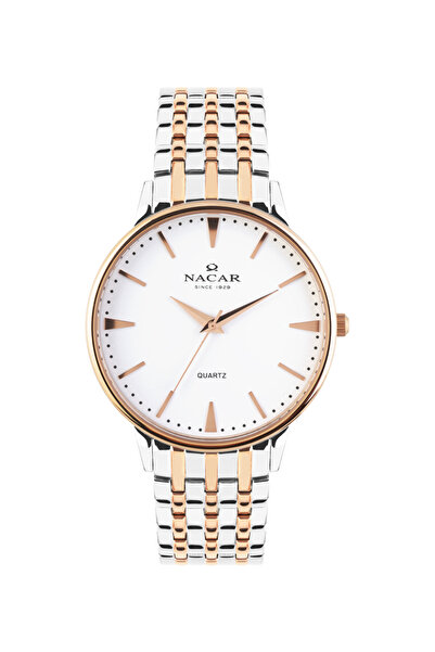 Nacar KLASİK GÜMÜŞ - ROSE ERKEK KOL SAATİ NC09-2915702-ESM