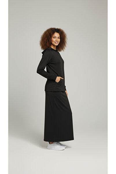 SARE ERKMEN Scuba Fabric Skirted Tracksuit Set