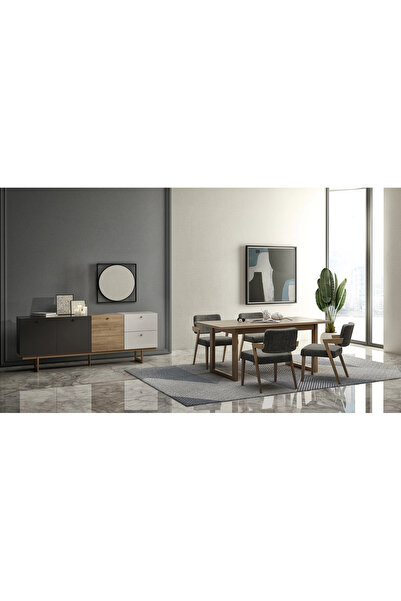 Kelebek Dekor Giona Yemek Odası Halısı