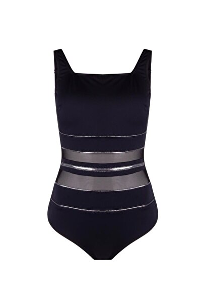 AYYILDIZ 4220 Black Silver Swimsuit