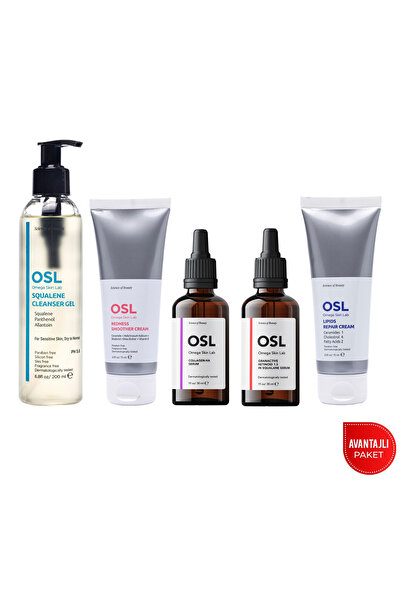 OSL Omega Skin Lab Kuru-hassas Ciltlere Yönelik Bakım Paketi