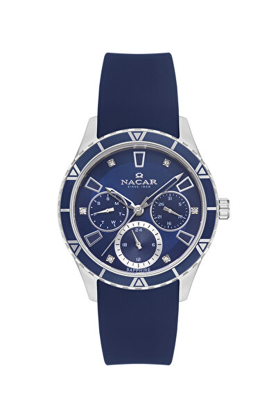Nacar SAFİR CAM SPOR MAVİ KADIN KOL SAATİ NC38-396350-ALS3