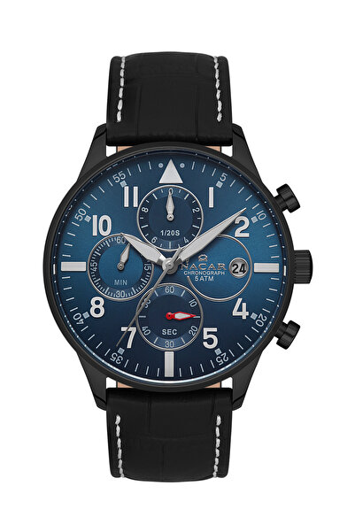 Nacar SPOR SİYAH ERKEK KOL SAATİ NC34-290750-BLL1