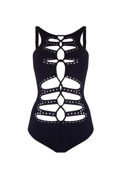 AYYILDIZ 5152 Black Swimsuit