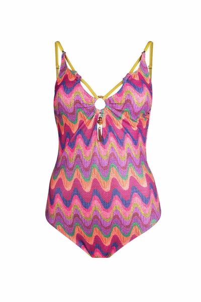 AYYILDIZ 5210 Pink Glitter Swimsuit