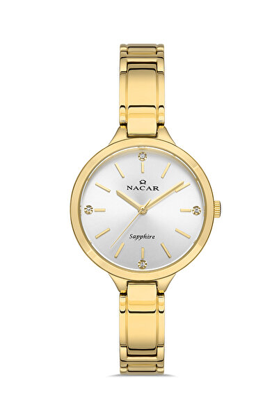 Nacar SAFİR CAM ALTIN KADIN KOL SAATİ NC36-391035-DSM