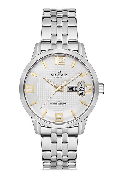 Nacar KLASİK GÜMÜŞ ERKEK KOL SAATİ NC21-293918P-CSAM