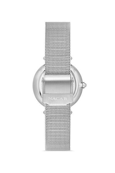 Nacar Silver Women's Wristwatch Nc34- 390506 -Arm