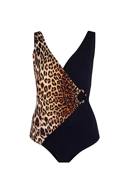 AYYILDIZ 4306 Καφέ Λεοπάρ Μαγιό