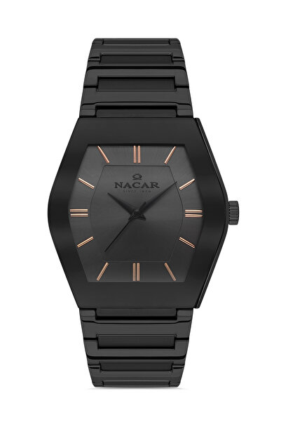 Nacar SİYAH ERKEK KOL SAATİ NC36-291046-BGRM