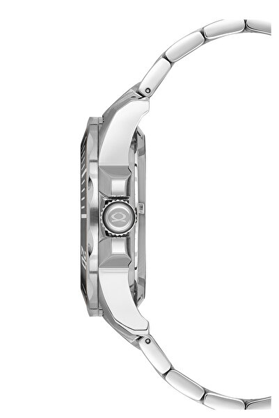 Nacar Sapphire Glass Sports Silver Men's Wristwatch Nc36- 291738 -Abm