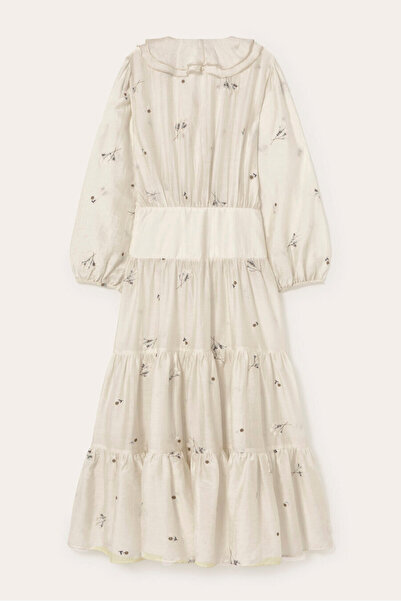 Pilea Briella Nakışlı Maksi Elbise