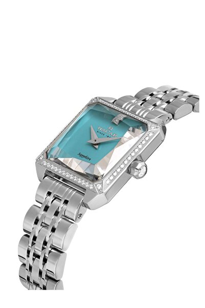 Nacar Sapphire Glass Silver Women's Wristwatch Nc33- 398387 -Aums
